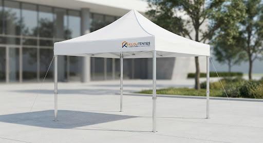 Tonnelle Pliante Alu 3 x 3 m — Blanc photo 2